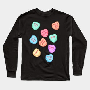 Office Convo Hearts Long Sleeve T-Shirt